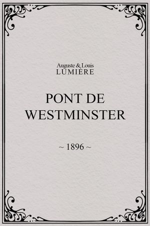 Pont de Westminster's poster
