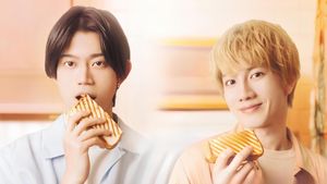 Let's Eat Together, Aki and Haru's poster