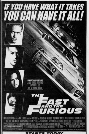 The Fast and the Furious's poster