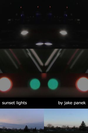 sunset lights's poster