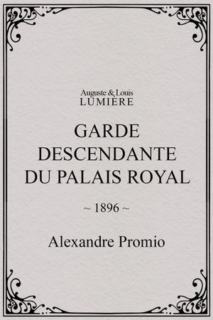 Garde descendante du palais royal's poster
