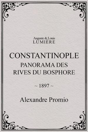 Constantinople, panorama des rives du Bosphore's poster