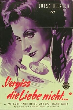 Vergiß die Liebe nicht's poster