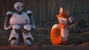 The Wild Robot's poster