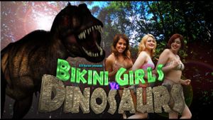 Bikini Girls vs Dinosaurs's poster