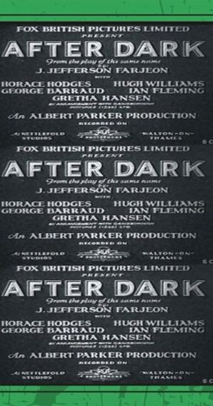 After Dark's poster