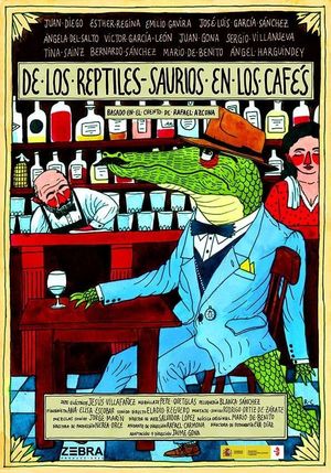 De los reptiles-saurios en los cafés's poster