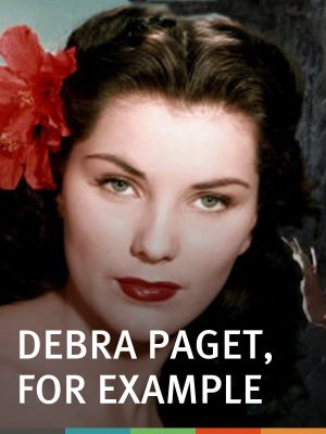 Debra Paget, For Example's poster