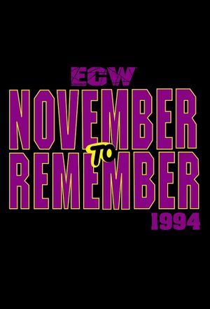 ECW November to Remember 1994's poster