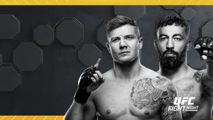 UFC Fight Night 254: Vettori vs. Dolidze 2's poster