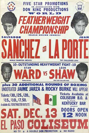 Salvador Sanchez vs. Juan Laporte's poster