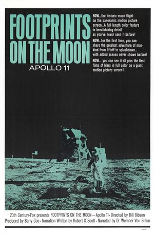 Footprints on the Moon: Apollo 11's poster