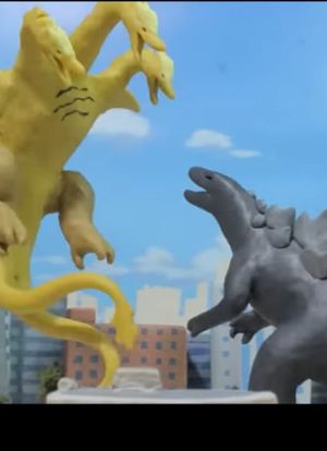 Godzilla vs King Ghidorah | Kaiju Claymation Fight's poster