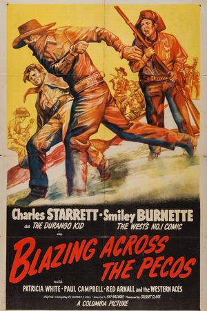 Blazing Across the Pecos's poster