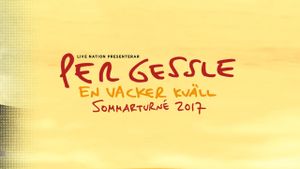 Per Gessle - En vacker kväll's poster