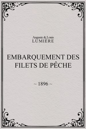 Embarquement des filets de pêche's poster