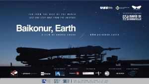 Baikonur. Earth's poster
