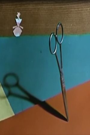 Scissors and a Boy's poster