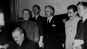 The Hitler–Stalin Pact's poster