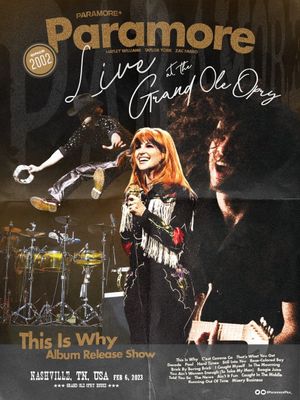 Paramore: Live at the Grand Ole Opry's poster