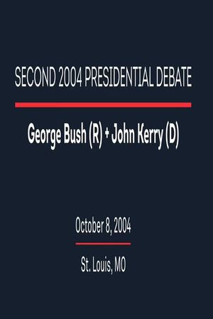 2004 Second Presidential Debate's poster