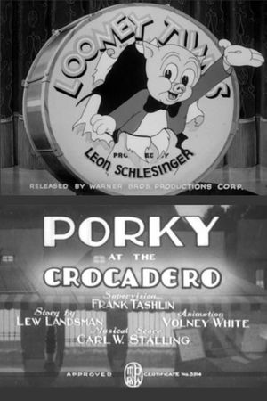 Porky at the Crocadero's poster