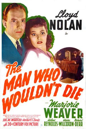 The Man Who Wouldn't Die's poster