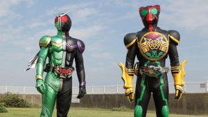 Kamen Rider Movie War Core: Kamen Rider vs. Kamen Rider OOO & W Featuring Skull's poster