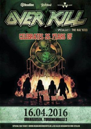 Overkill: [2016] Hellfest's poster