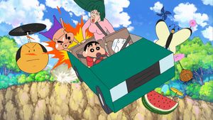 Shinchan: Crash! Scribble Kingdom and Almost Four Heroes's poster