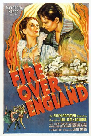 Fire Over England's poster