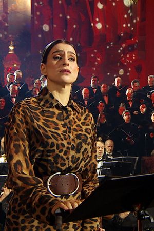 Asmik Grigorian in Kaunas St. Peter and St. Paul Cathedral's poster