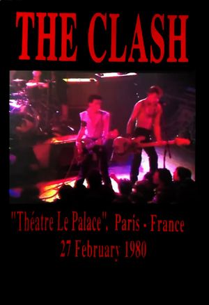 The Clash: Live in Paris 1980's poster