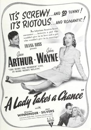 A Lady Takes a Chance's poster