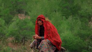 The Girl with the Red Scarf's poster