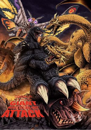 Godzilla, Mothra and King Ghidorah: Giant Monsters All-Out Attack's poster