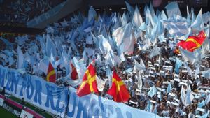 Blådårar - Om kärleken till ett fotbollslag's poster