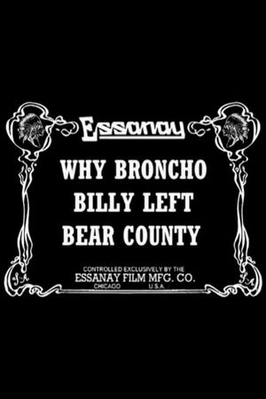 Why Broncho Billy Left Bear County's poster
