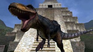 Tyrannosaurus Azteca's poster