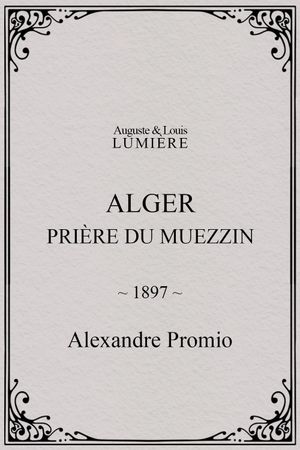 Alger : prière du muezzin's poster