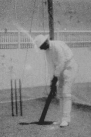 Prince Ranjitsinhji Practising Batting in the Nets's poster