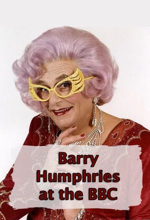 Barry Humphries at the BBC's poster