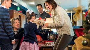 Engaging Father Christmas's poster
