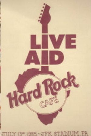 Live Aid - Concert for Africa's poster