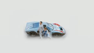 Ford v Ferrari's poster