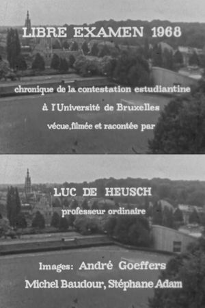Libre examen 1968's poster