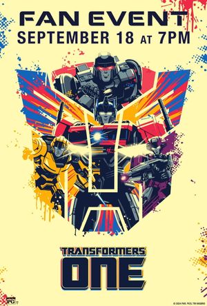 Transformers One's poster