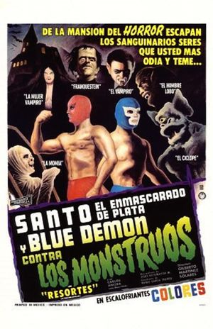 Santo and Blue Demon vs. the Monsters's poster