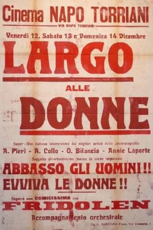 Largo alle donne!'s poster