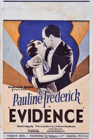 Evidence's poster